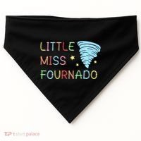 Little Miss Fournado 4th Birthday USA-Made Doggie Bandana thumb 0
