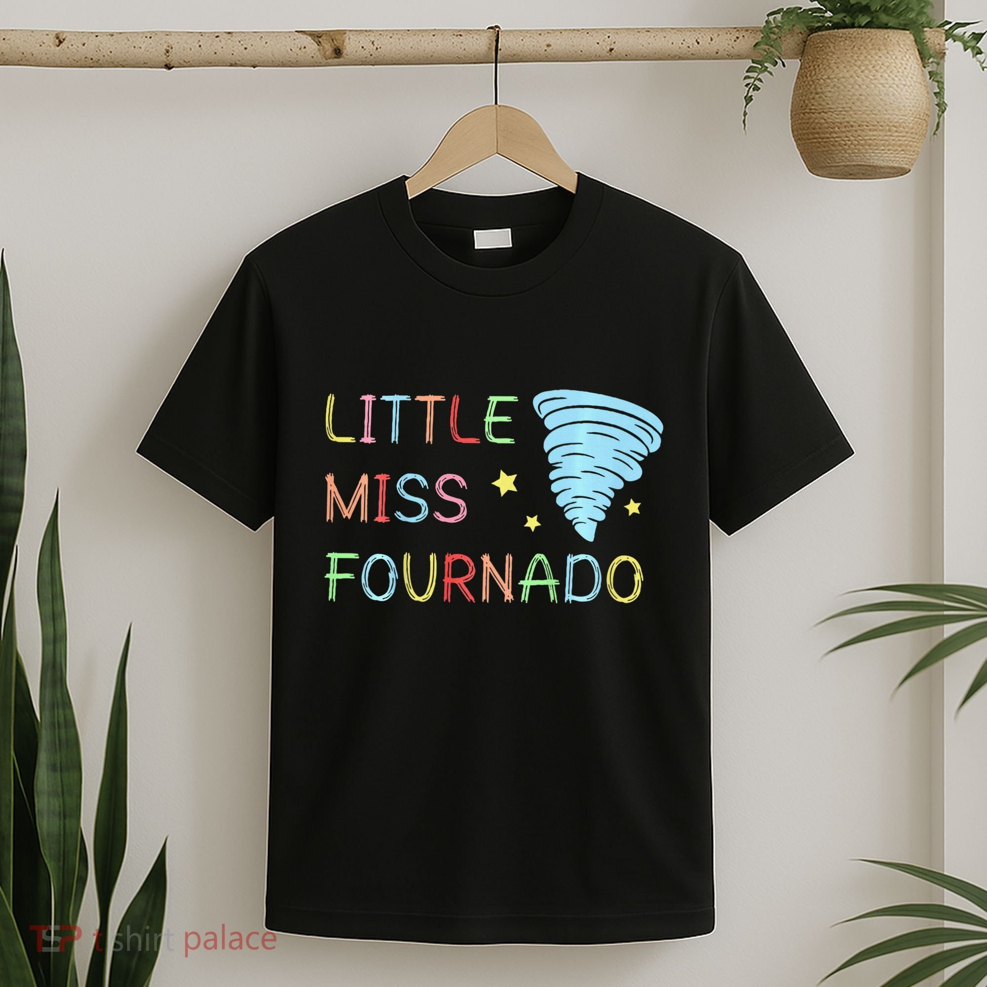 Little Miss Fournado 4th Birthday T-Shirt