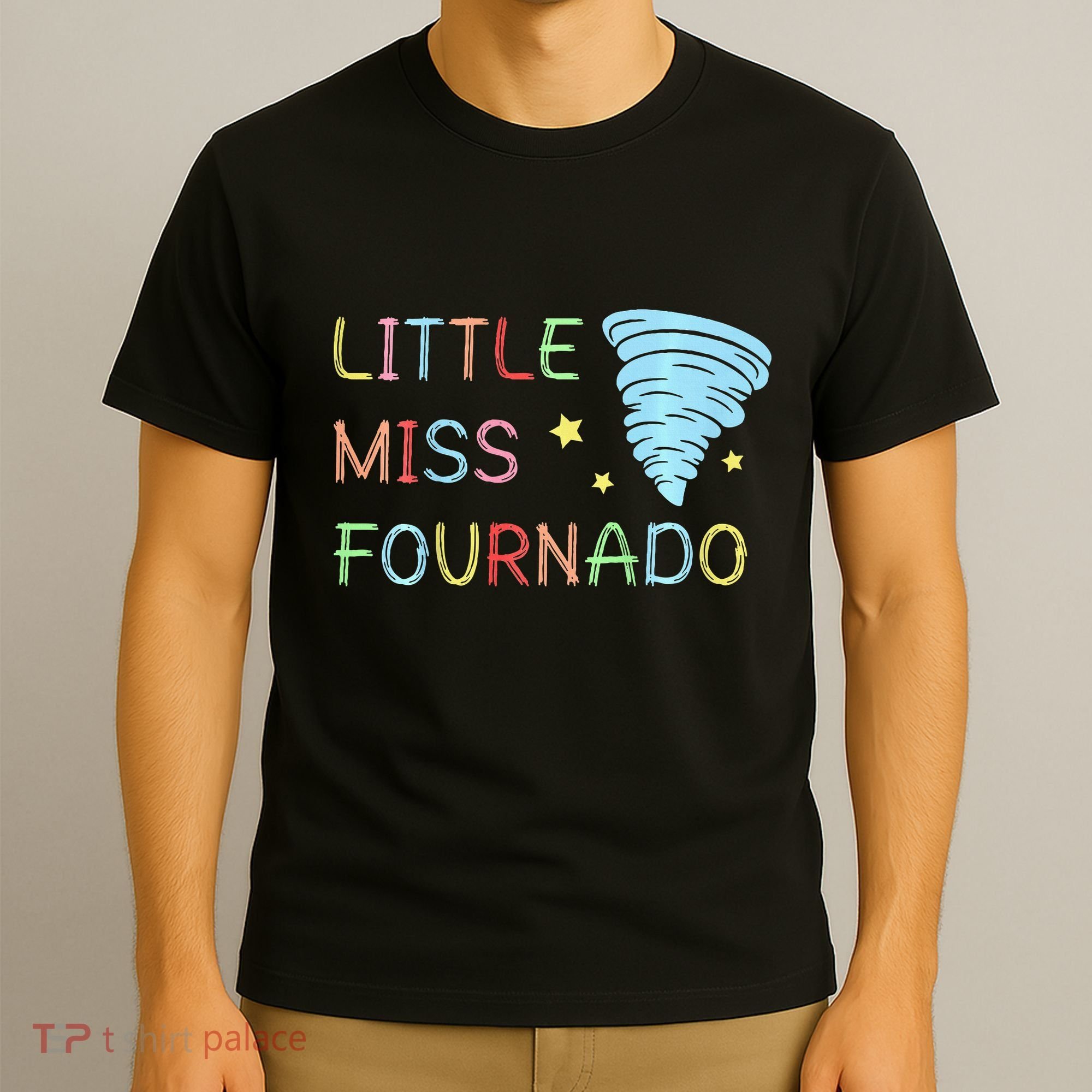 Little Miss Fournado 4th Birthday T-Shirt