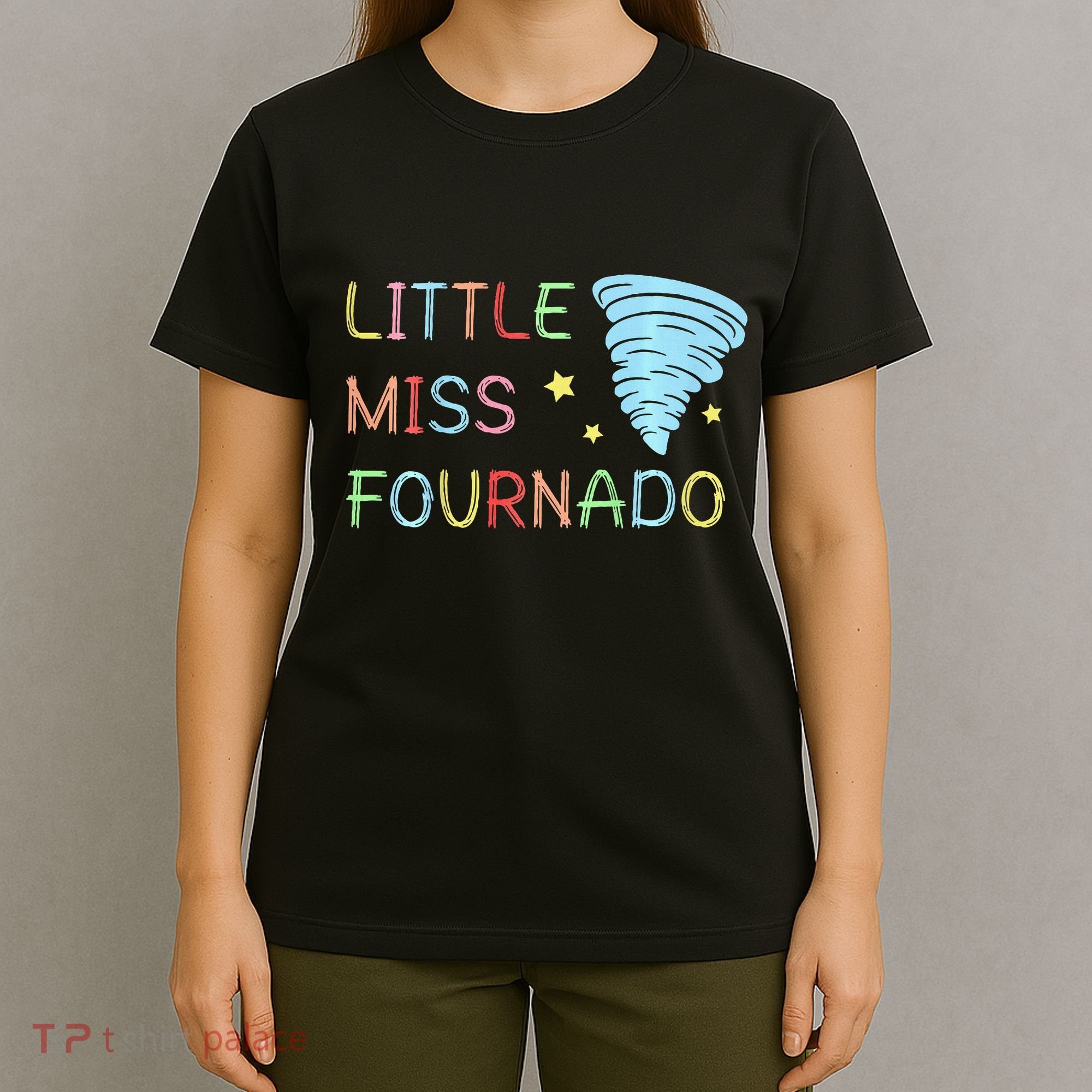 Little Miss Fournado 4th Birthday T-Shirt