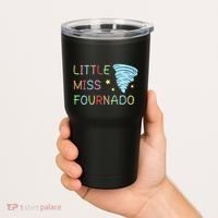 Little Miss Fournado 4th Birthday Tumbler thumb 2