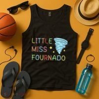 Little Miss Fournado 4th Birthday Tank Top thumb 4