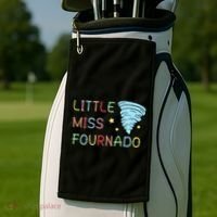 Little Miss Fournado 4th Birthday Golf Towel thumb 2