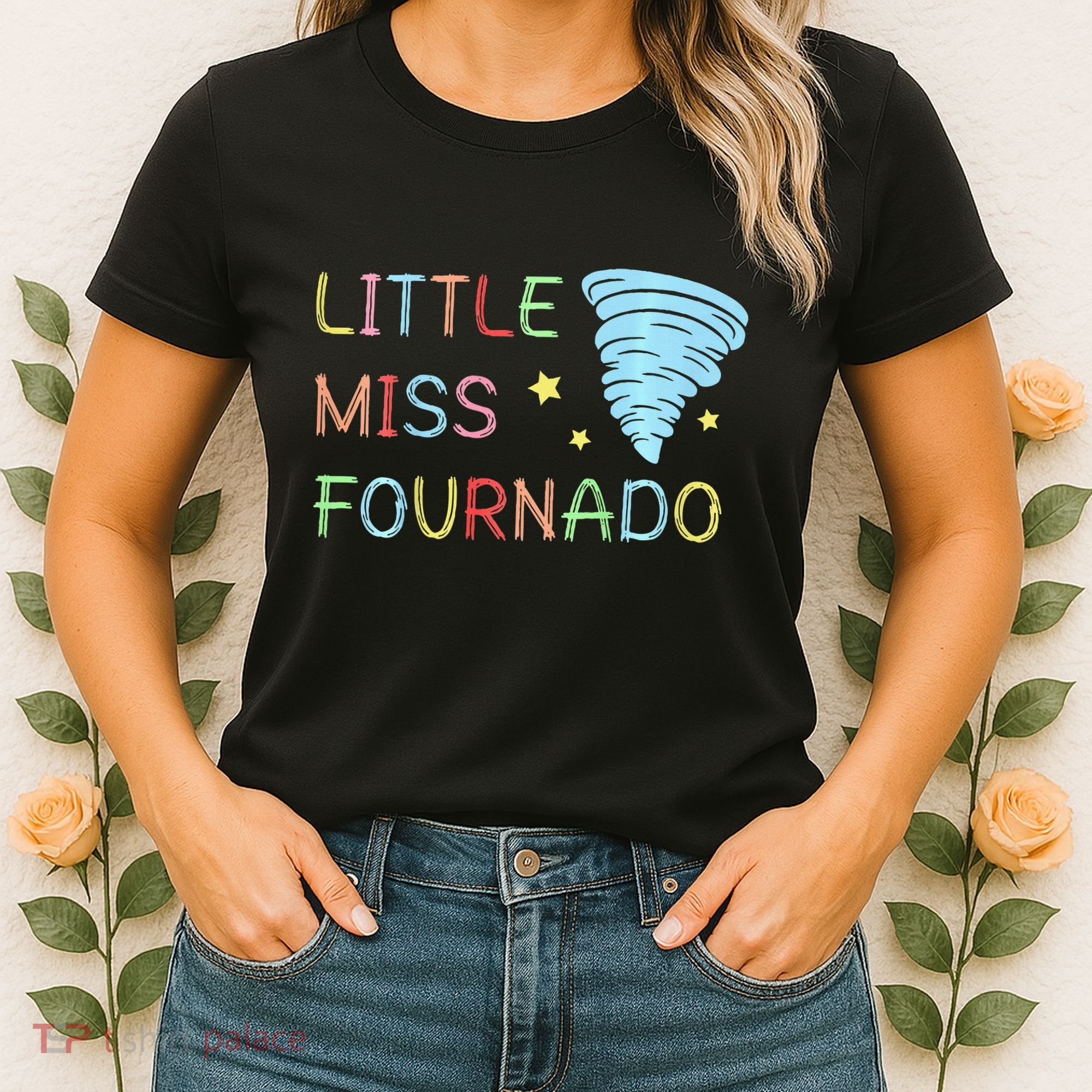 Little Miss Fournado 4th Birthday Women's T-Shirt