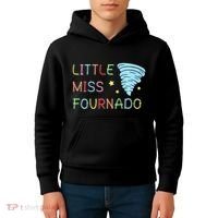 Little Miss Fournado 4th Birthday Kids Hoodie thumb 4