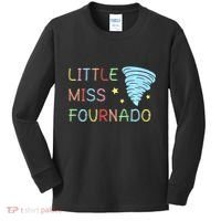 Little Miss Fournado 4th Birthday Kids Long Sleeve Shirt thumb 0
