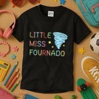 Little Miss Fournado 4th Birthday Kids T-Shirt thumb 3