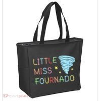 Little Miss Fournado 4th Birthday Tote Bag thumb 2