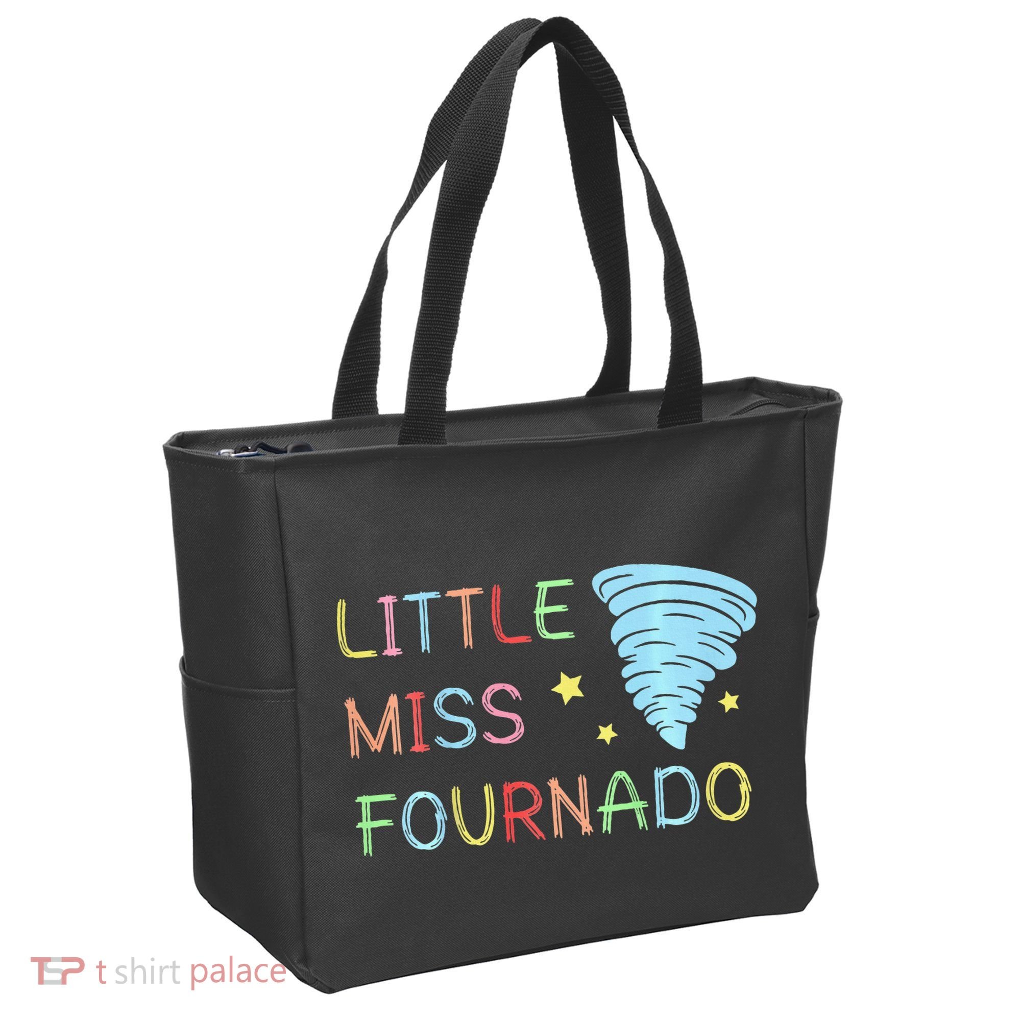Little Miss Fournado 4th Birthday Tote Bag