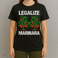 Legalize Marinara Funny Italian Food Parodie Tomato Sauce T-Shirt thumb 4