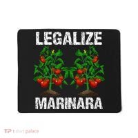 Legalize Marinara Funny Italian Food Parodie Tomato Sauce Mousepad thumb 0