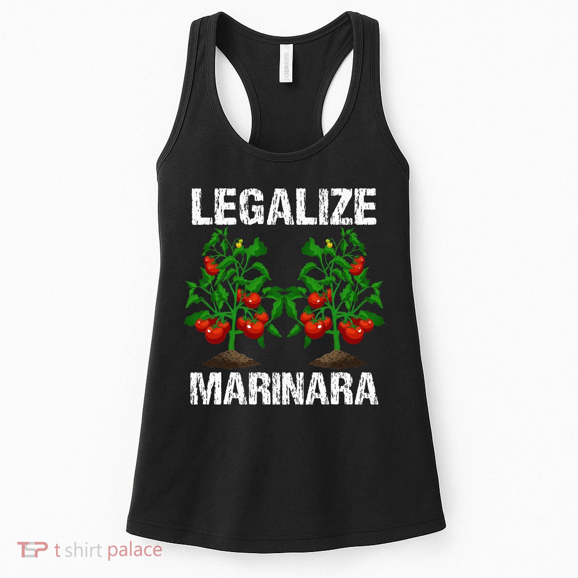 Legalize Marinara Funny Italian Food Parodie Tomato Sauce Women's Tank Top