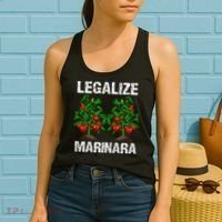 Legalize Marinara Funny Italian Food Parodie Tomato Sauce Women's Tank Top thumb 2