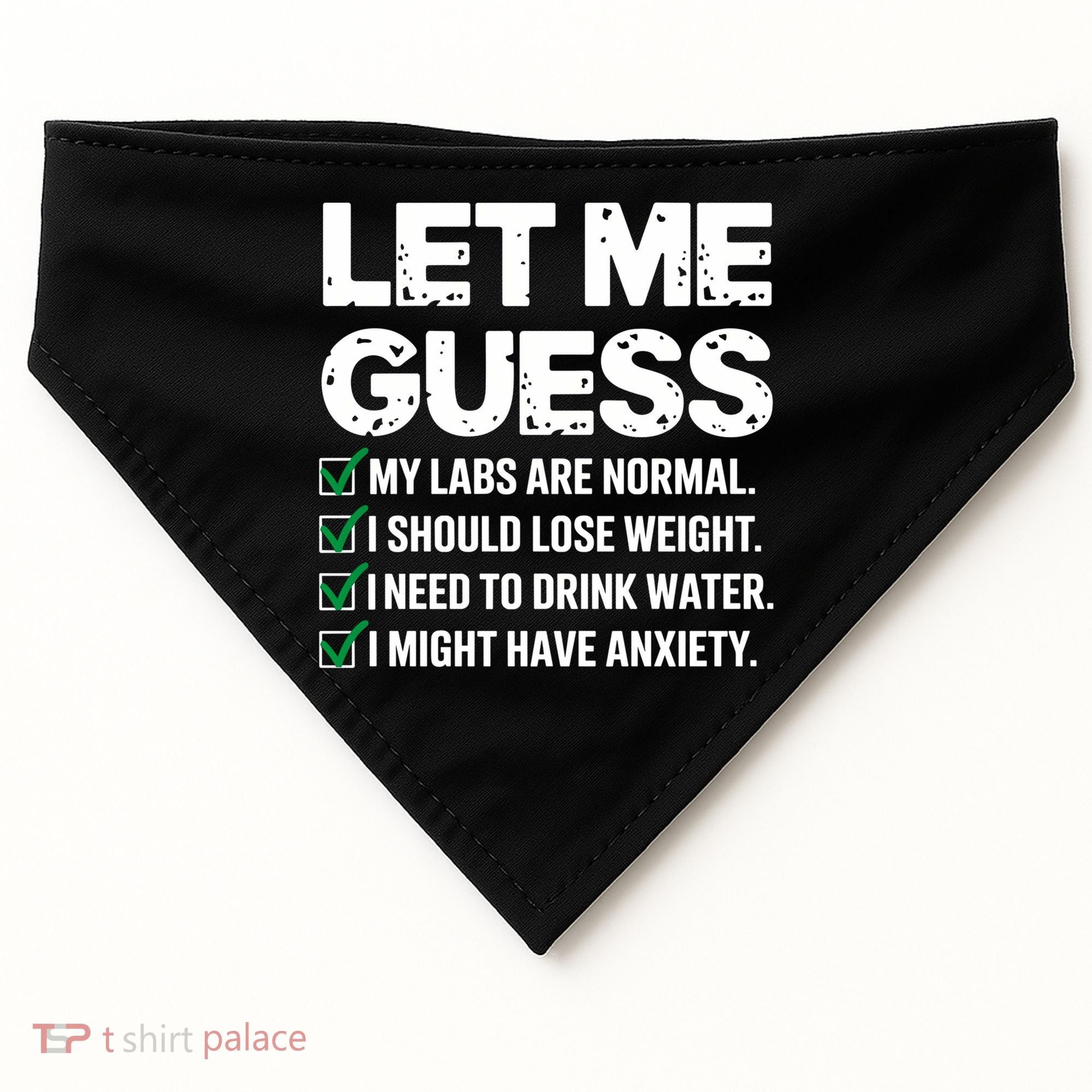 Let Me Guess My Labs Are Normal I Should Lose Weigh Sarcasm Sweatshirt USA-Made Doggie Bandana