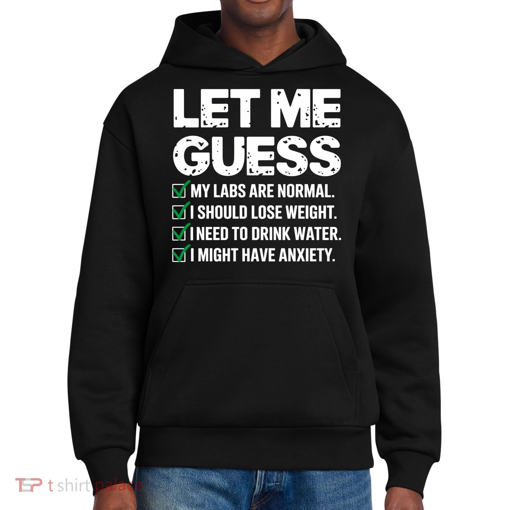 Let Me Guess My Labs Are Normal I Should Lose Weigh Sarcasm Sweatshirt District V.I.T. Heavyweight Hoodie
