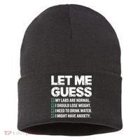 Let Me Guess My Labs Are Normal I Should Lose Weigh Sarcasm Sweatshirt Sustainable Knit Beanie thumb 0
