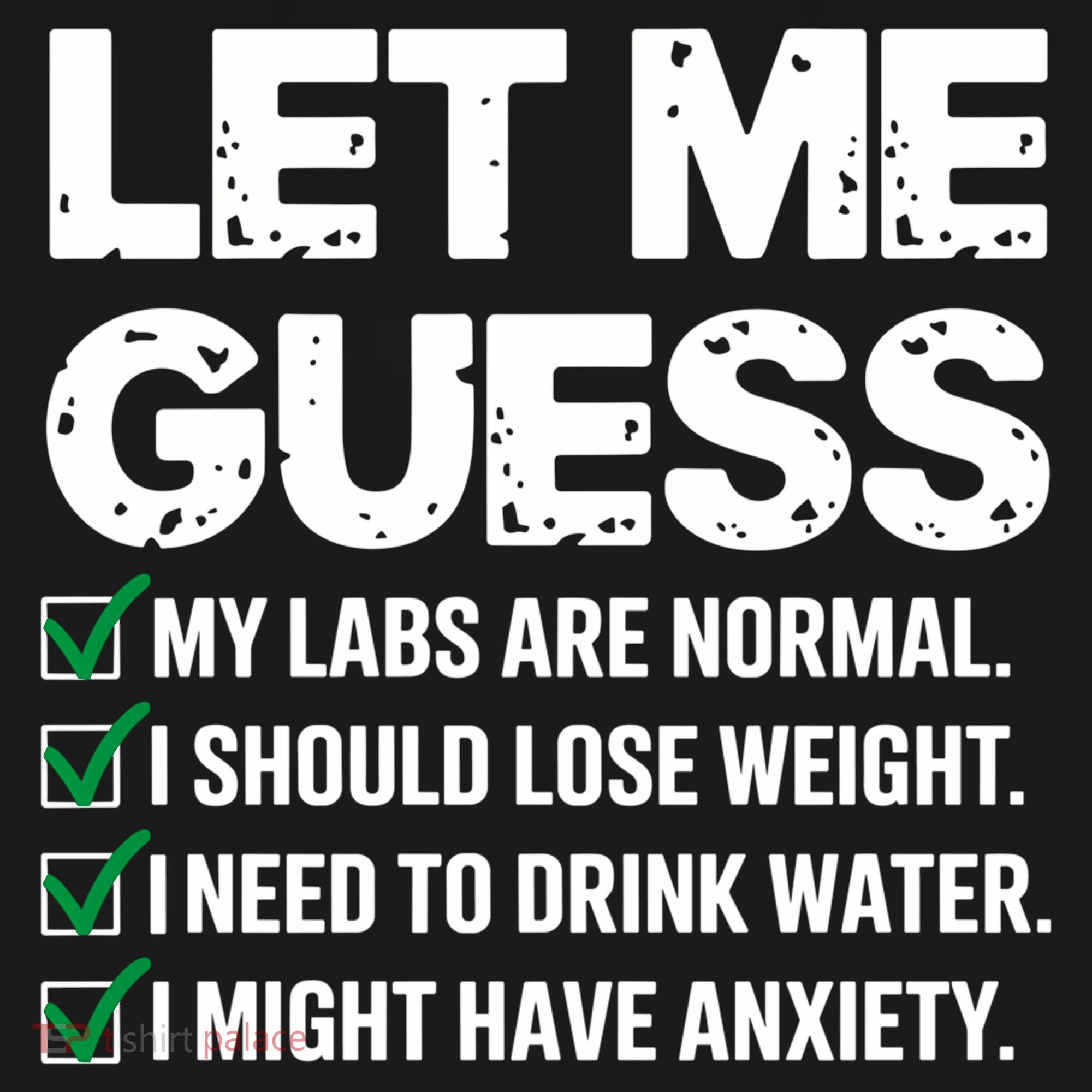 Let Me Guess My Labs Are Normal I Should Lose Weigh Sarcasm Sweatshirt Women's Tank Top