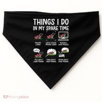 Lawn Mower Gifts For Landscapers Gardener USA-Made Doggie Bandana thumb 0