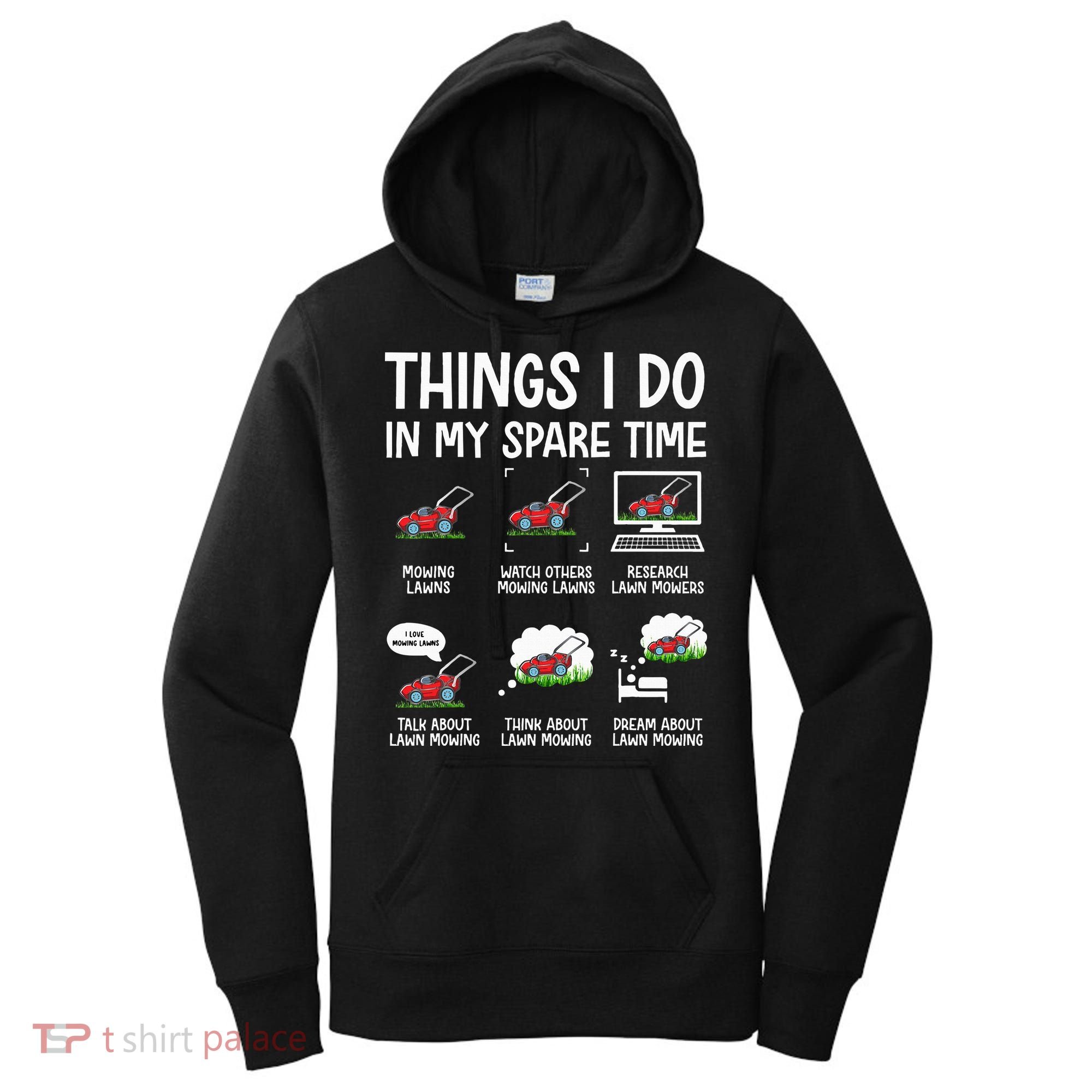 Lawn Mower Gifts For Landscapers Gardener Women's Hoodie
