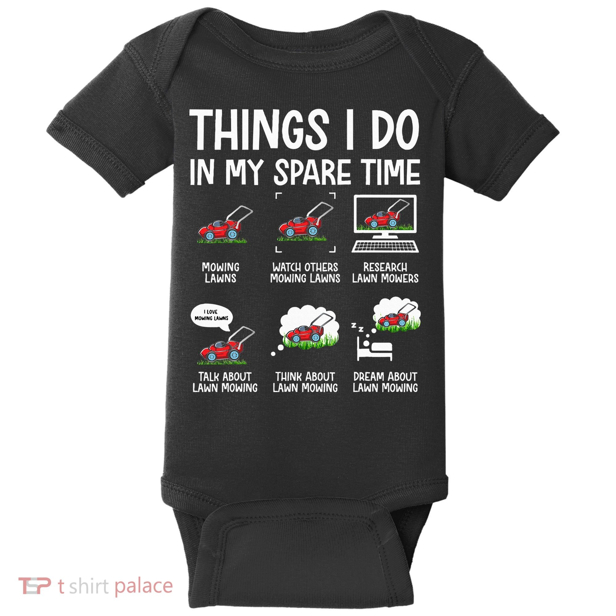 Lawn Mower Gifts For Landscapers Gardener Baby Bodysuit