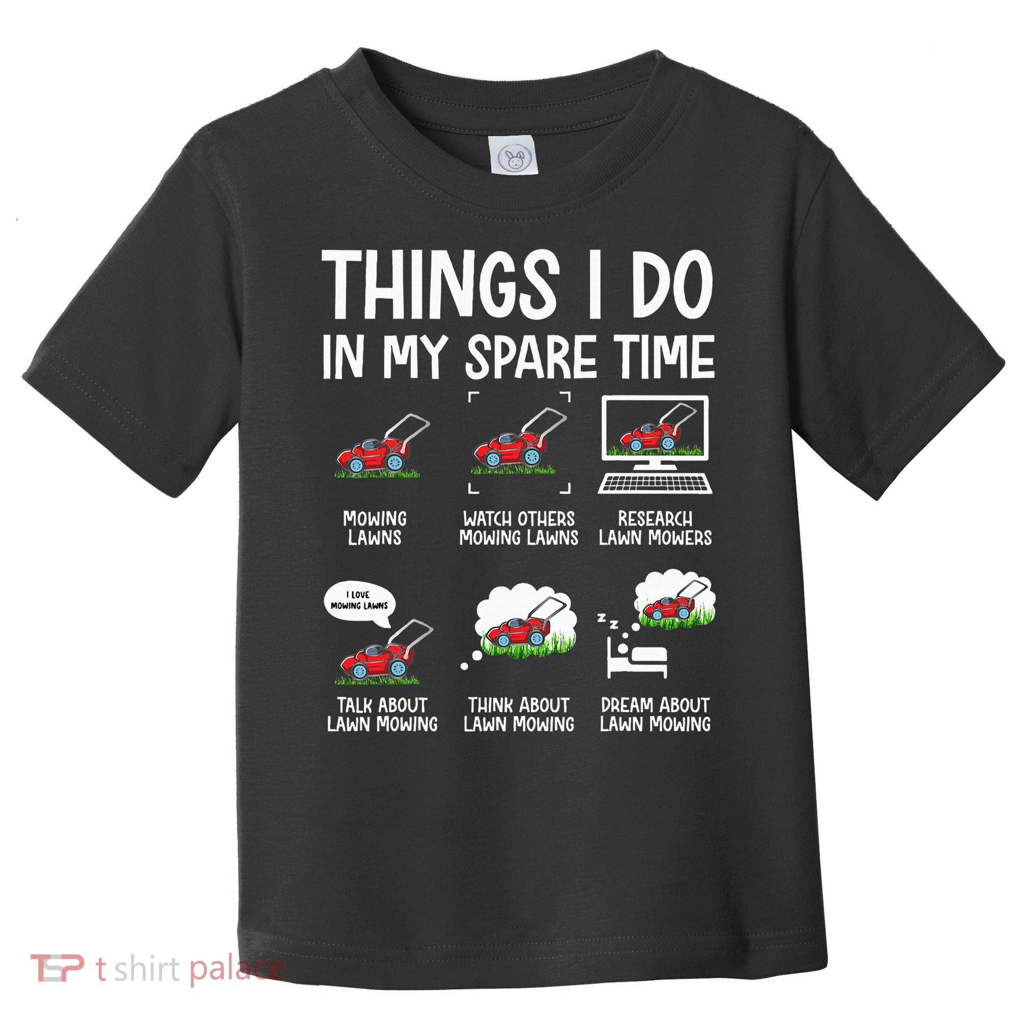 Lawn Mower Gifts For Landscapers Gardener Toddler T-Shirt