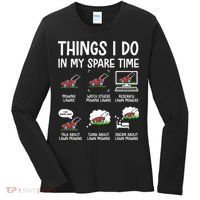 Lawn Mower Gifts For Landscapers Gardener Women's Long Sleeve Shirt thumb 0