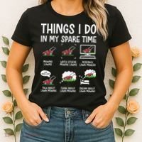 Lawn Mower Gifts For Landscapers Gardener Women's T-Shirt thumb 2