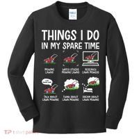 Lawn Mower Gifts For Landscapers Gardener Kids Long Sleeve Shirt thumb 0