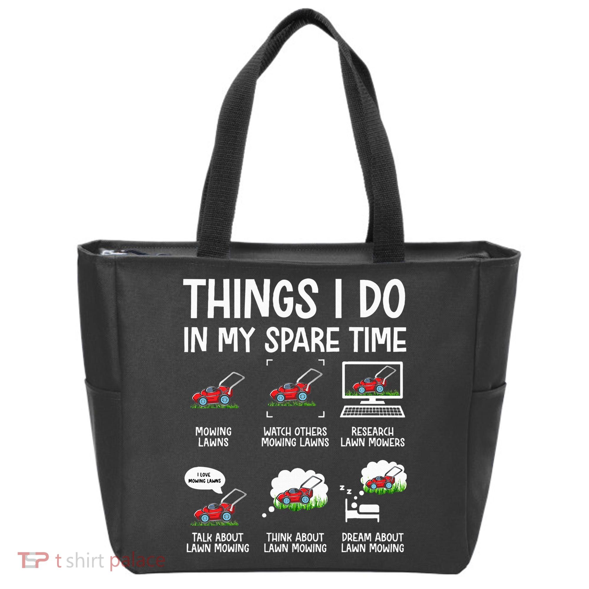Lawn Mower Gifts For Landscapers Gardener Tote Bag