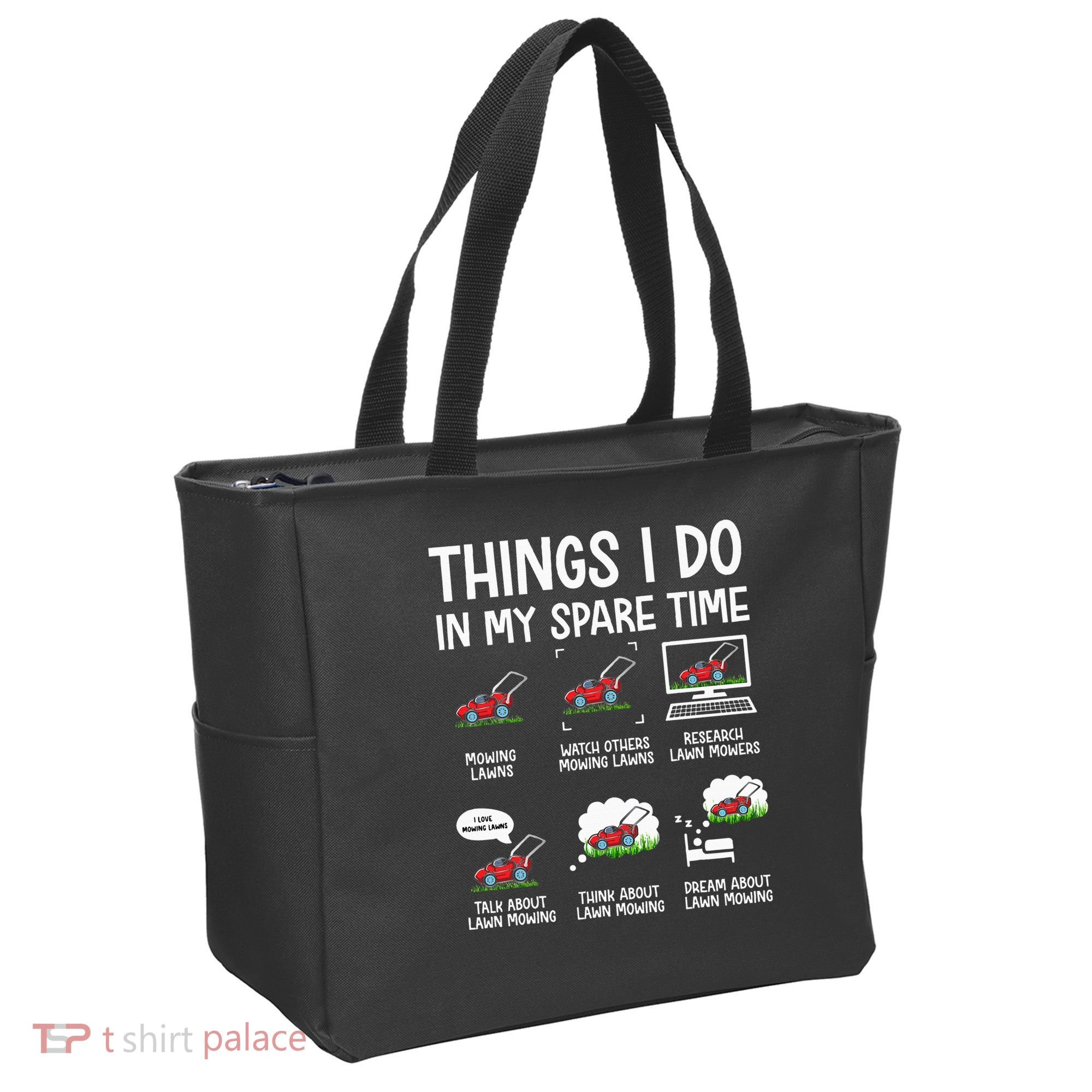Lawn Mower Gifts For Landscapers Gardener Tote Bag
