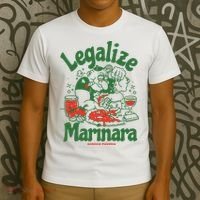 Legalize Marinara Gordos Pizzeria T-Shirt thumb 3