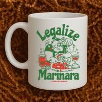 Legalize Marinara Gordos Pizzeria Coffee Mug thumb 2