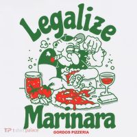 Legalize Marinara Gordos Pizzeria Mousepad thumb 1