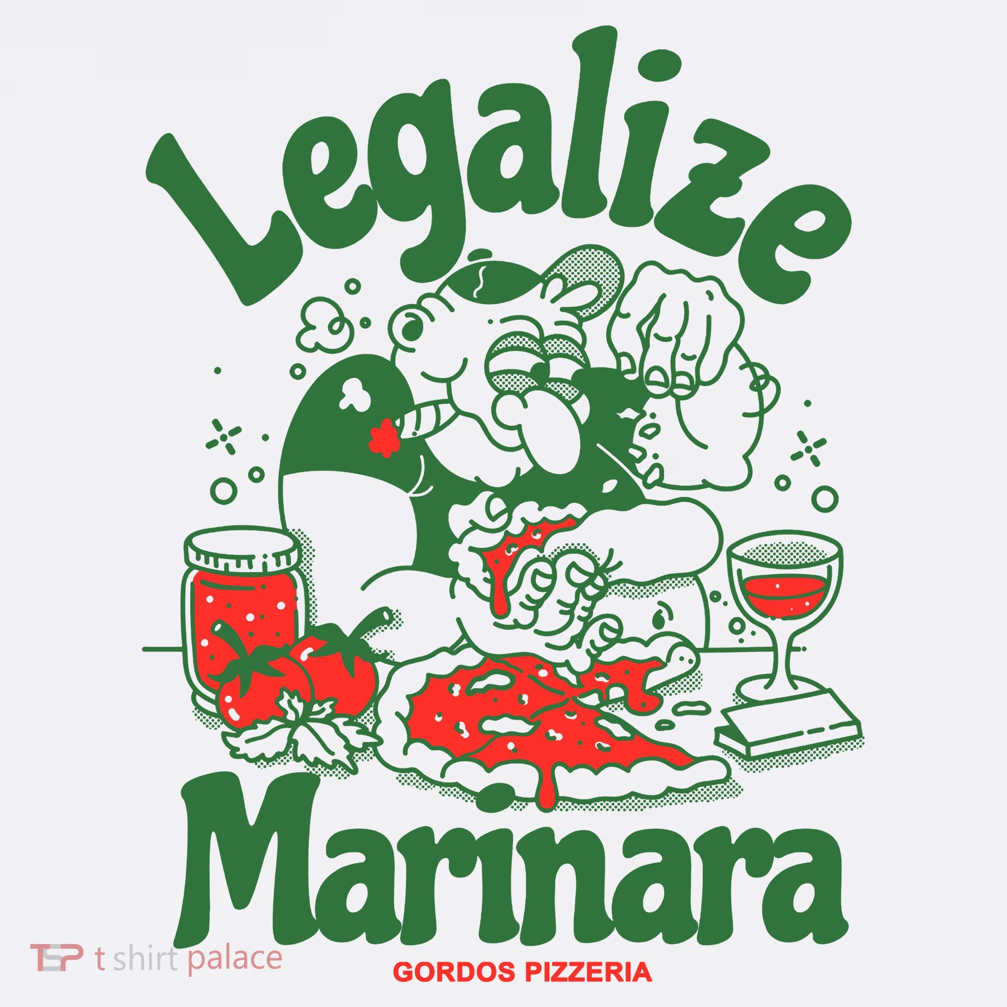 Legalize Marinara Gordos Pizzeria Women's Tank Top