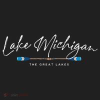 Lake Michigan Great Lakes Oars Graphic Women's Sweatshirt thumb 2