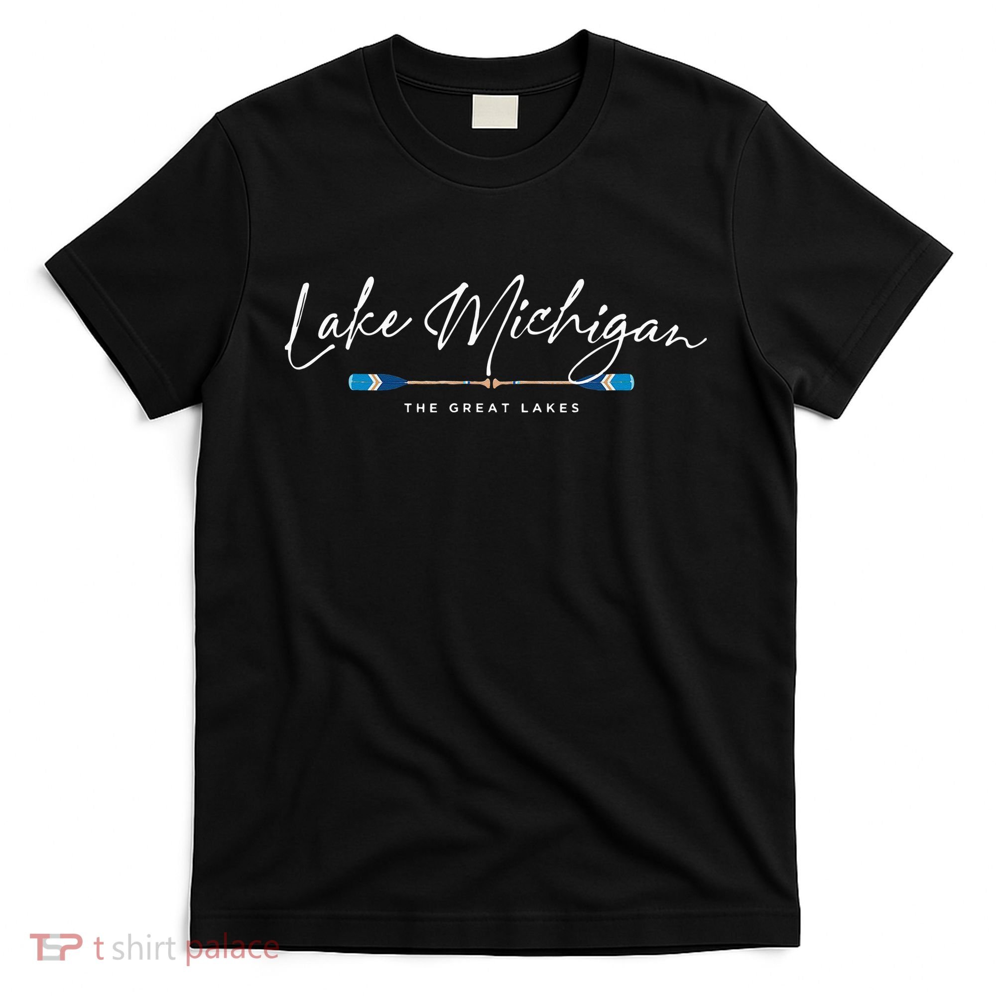 Lake Michigan Great Lakes Oars Graphic T-Shirt