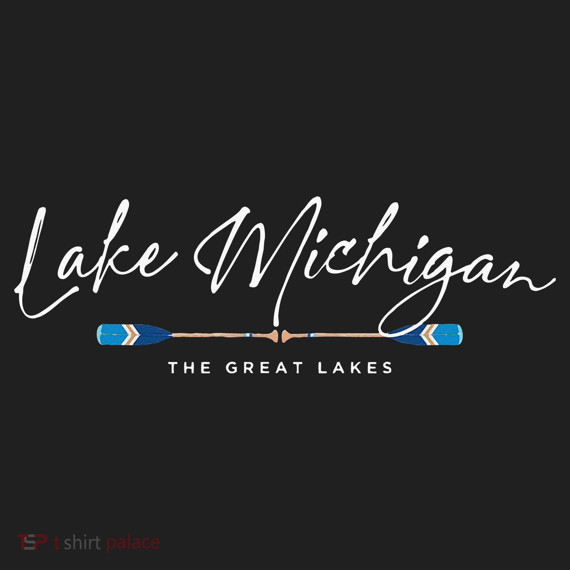 Lake Michigan Great Lakes Oars Graphic Beanie