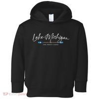 Lake Michigan Great Lakes Oars Graphic Toddler Hoodie thumb 0