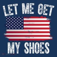 Let Me Get My Shoes Funny Political Usa Flag Women's Tank Top thumb 5