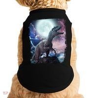 Lightning Moon Galaxy Trex Dinosaur Doggie Tank thumb 0
