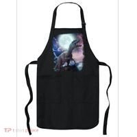 Lightning Moon Galaxy Trex Dinosaur Apron thumb 0