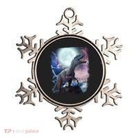 Lightning Moon Galaxy Trex Dinosaur Ornament thumb 0
