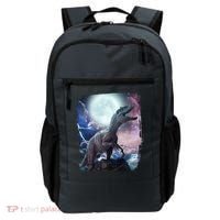 Lightning Moon Galaxy Trex Dinosaur Backpack thumb 0