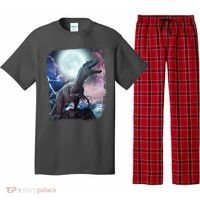 Lightning Moon Galaxy Trex Dinosaur Pajama Set thumb 0