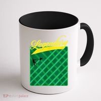 Lawn Mowing Grass Stripes Dad Shirt Funny Mow The Grass Coffee Mug thumb 1