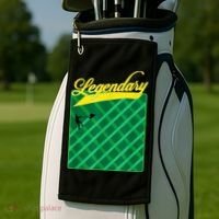 Lawn Mowing Grass Stripes Dad Shirt Funny Mow The Grass Golf Towel thumb 2