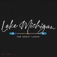 Lake Michigan Great Lakes Oars Graphic Women's Hoodie thumb 2