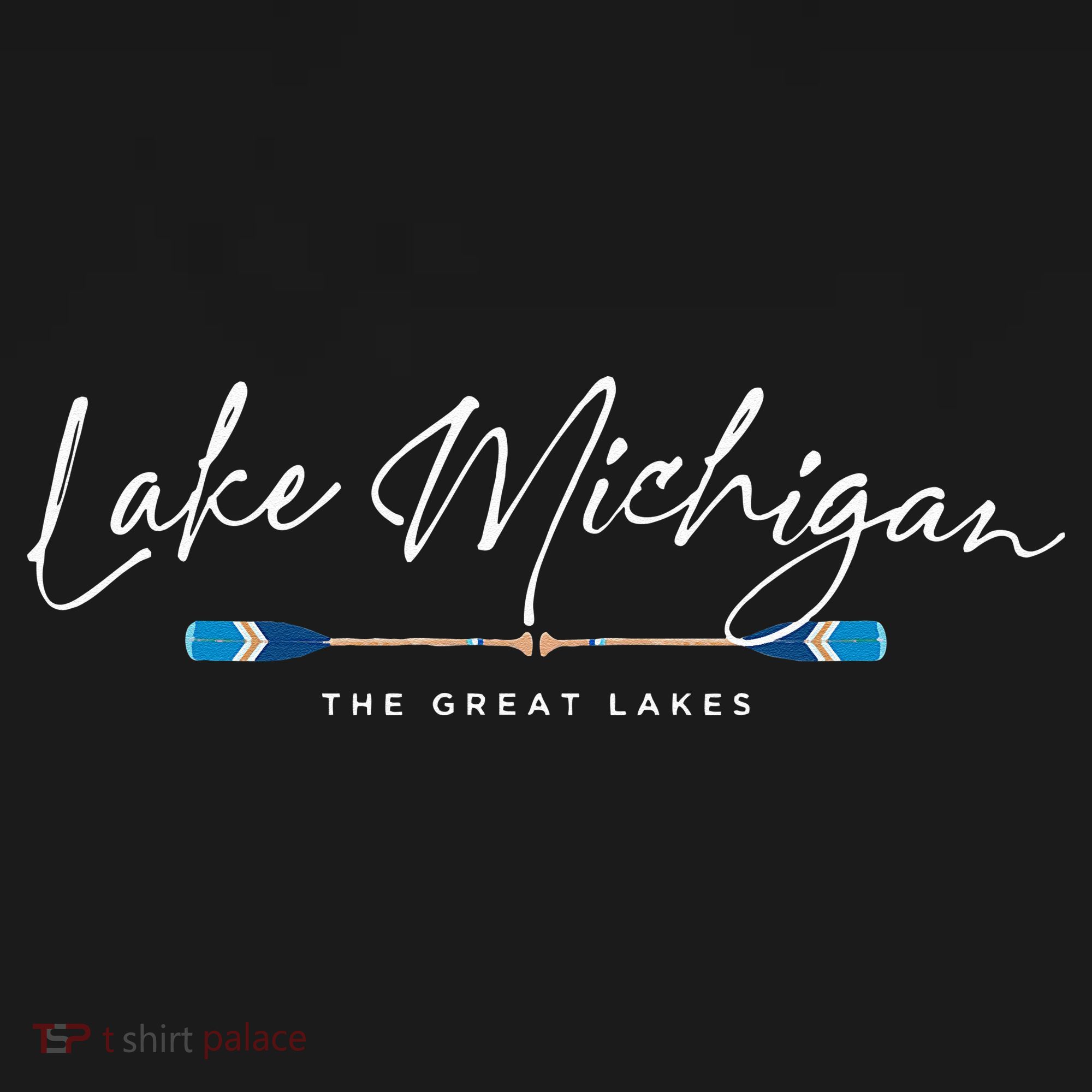 Lake Michigan Great Lakes Oars Graphic Women's Hoodie