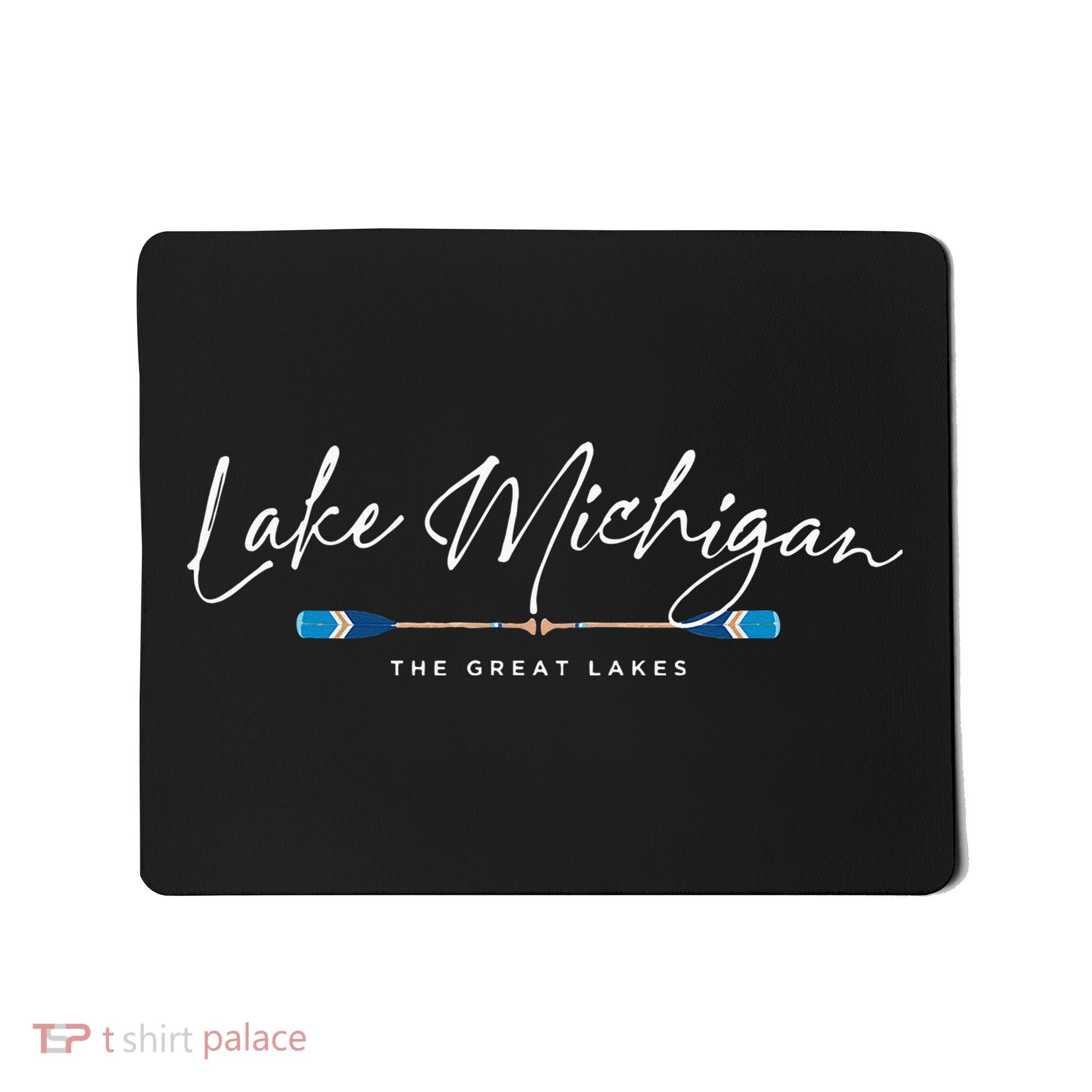 Lake Michigan Great Lakes Oars Graphic Mousepad