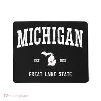Love Michigan Great Lake State MI Est 1837 Home Mousepad thumb 0